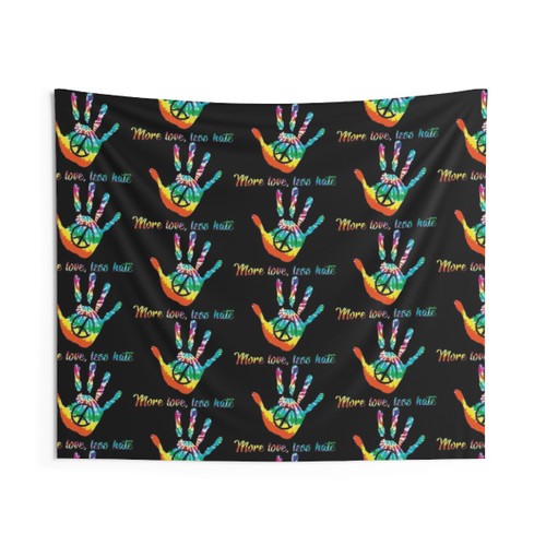 Hippie Flower Children Tapestry