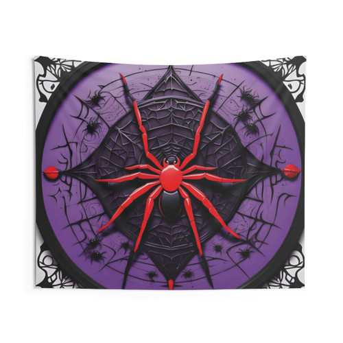 Mystical Spider Mandala Tapestry