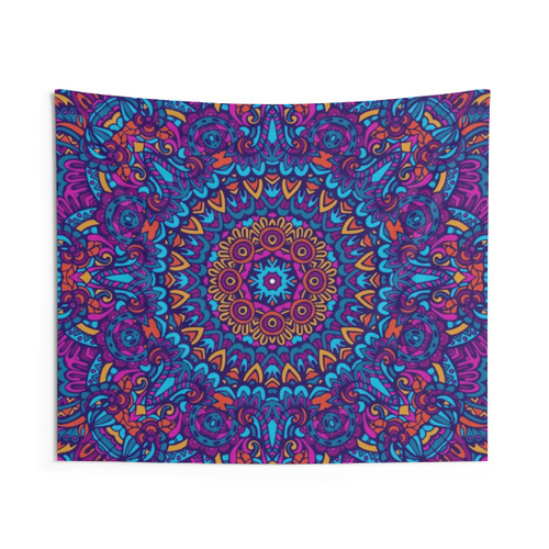 Mandala Floral Tapestry Wall Art