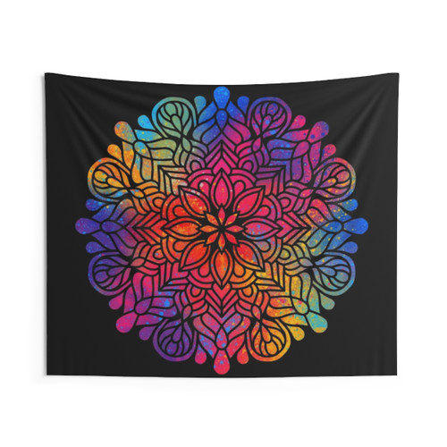 Colorful Mandala Tapestry Wall Art