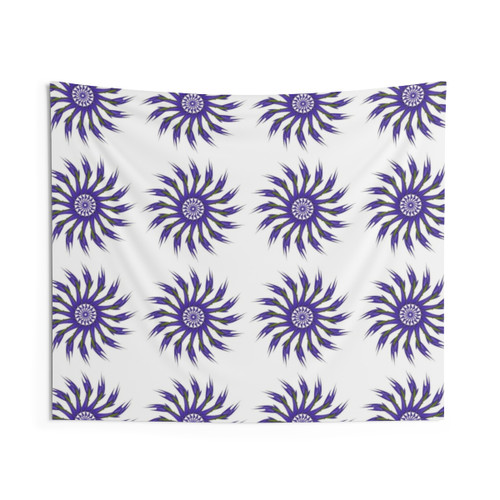 Blue Mandala Tapestry Wall Hanging