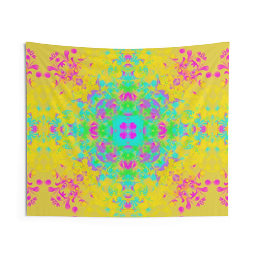 Multicolored Mandala Lindsey Tapestry