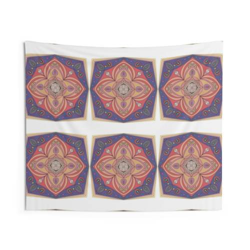 Vibrant Mandala Tapestry Wall Hanging