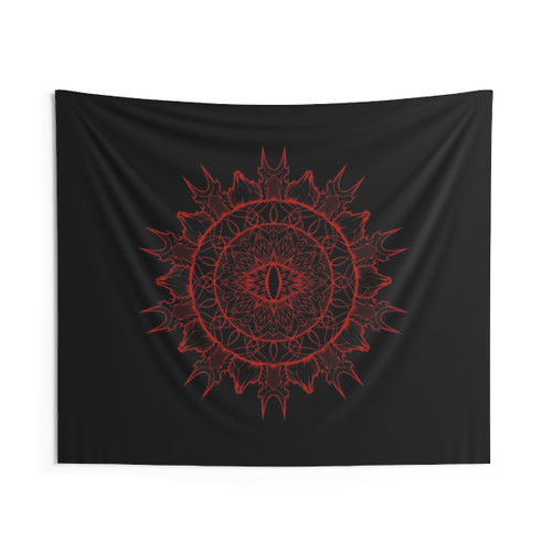 Mandala of Doom's Eye Tapestry - Middle-Earth Fantasy Art