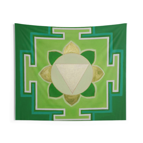 Green Tara-Yantra Meditation Tapestry