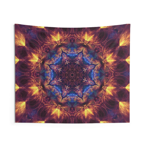 Infinite Mandala Tapestry - Psychedelic Wall Hanging