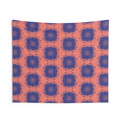 Royal Blue Mandala Tapestry Wall Hanging