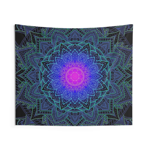 Mandala Love Tapestry - Boho Wall Hanging