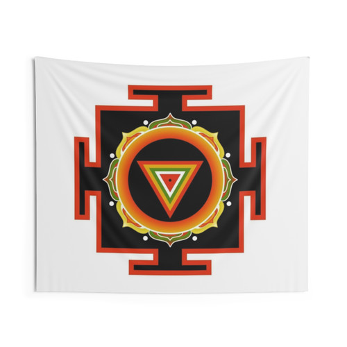 Kali Yuga Yantra Tapestry - Spiritual Wall Hanging