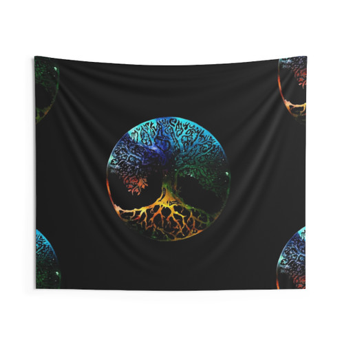 Tree of Life Mandala Tapestry Wall Hanging
