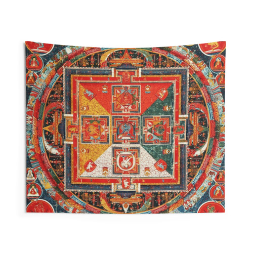 Buddhist Shri Hevajra Mandala Tapestry