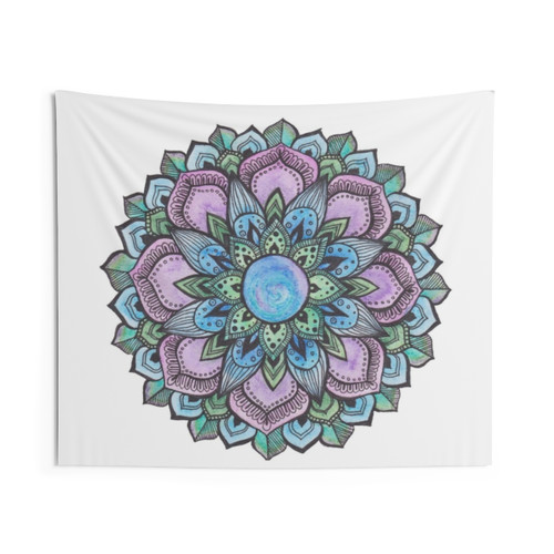 Colorful Spring Mandala Tapestry
