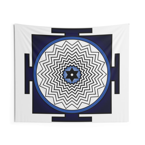 Shiva Yantra Tapestry - Spiritual Meditation Wall Hanging