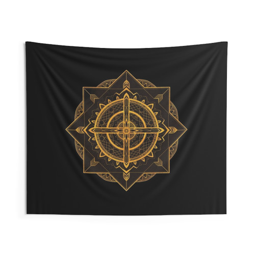 Mandala of Horse Lords Lord of the Rings Tapestry