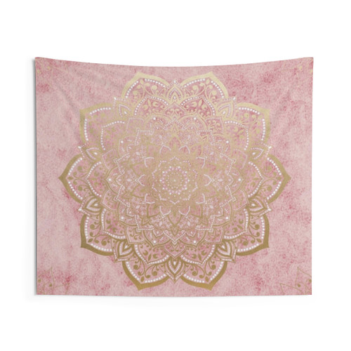 Boho Moon Dance Mandala Tapestry