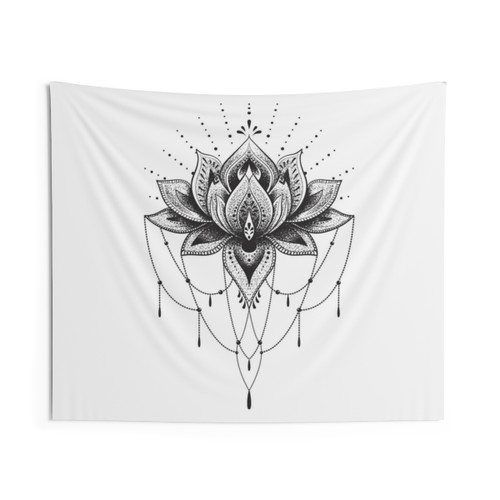 Lotus Spiritual Tapestry Wall Hanging