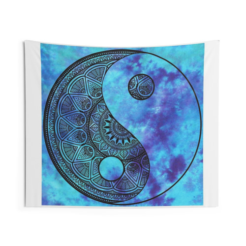 Tie Dye Mandala Tapestry for Dorm Room Decor