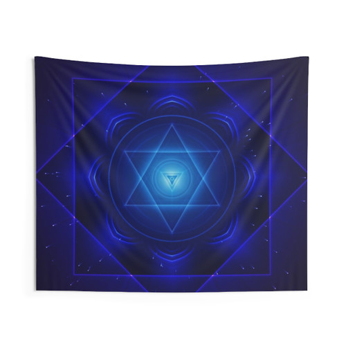 Nilapataka Tapestry for Meditation and Yoga Practice