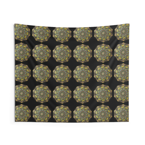 Vibrant Mandala Garden Tapestry - Boho Home Decor