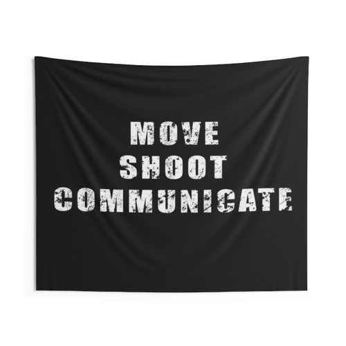 Motivational Military Tapestry
