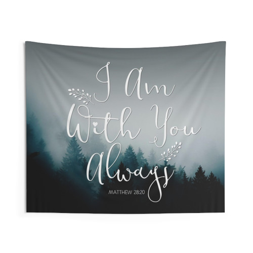 Christian Inspirational Quotes Tapestry Featuring Bible Verse