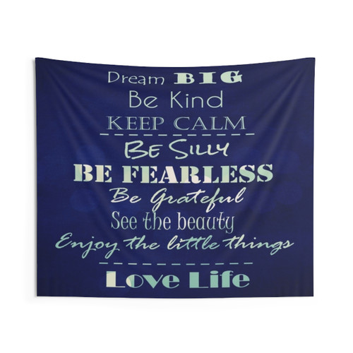 Inspirational Quote Affirmations Tapestry Wall Hanging