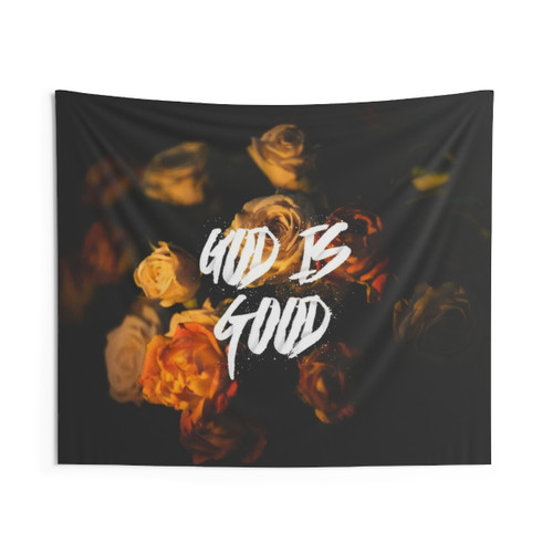 God is Good Christian Inspirational Tapestry