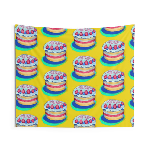 Whimsical Cake Tapestry Wall Hanging