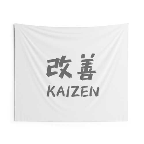 Kaizen Tapestry - Inspirational Wall Art for Continuous Improvement