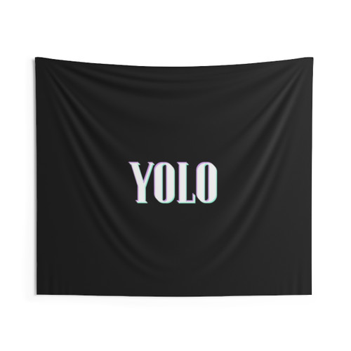 Motivational YOLO Tapestry Wall Decor