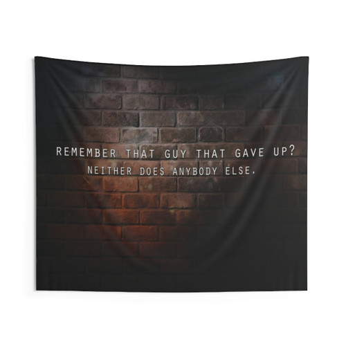 Bodybuilding Inspirational Quote Tapestry Wall Hanging