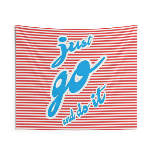 Motivational Typography Tapestry with Inspiring Phrase