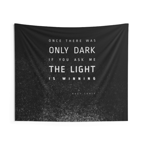 LIGHT vs. DARK Motivational Tapestry