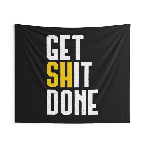 Motivational Get Shit Done Tapestry