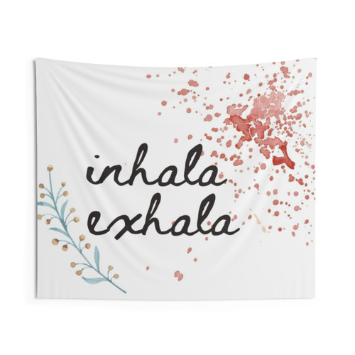 Inhala Exhala Meditation Tapestry