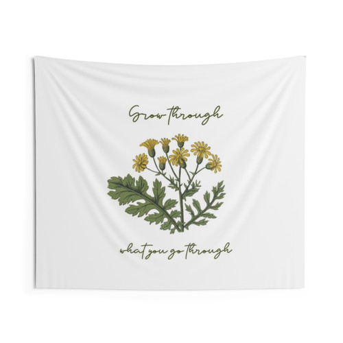 Inspirational Grow Through Tapestry Wall Hanging