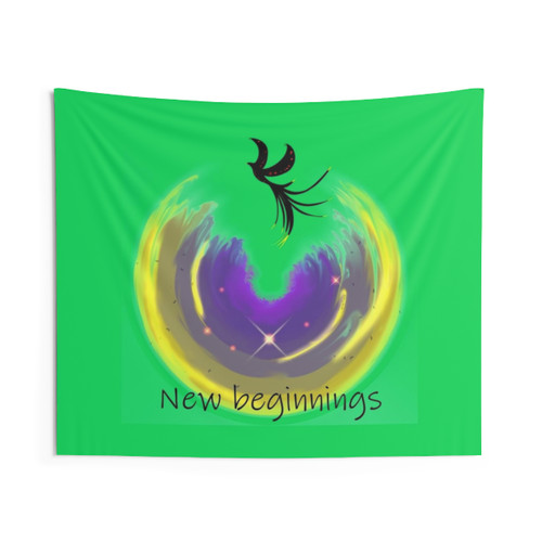 Inspirational New Beginnings Phoenix Tapestry