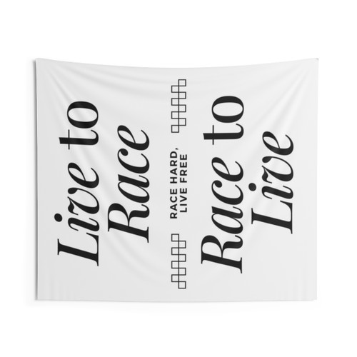 Lawn Mower Racing Tapestry