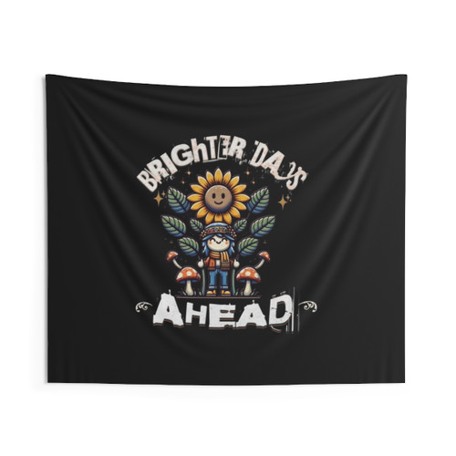 Positive Affirmations Floral Tapestry