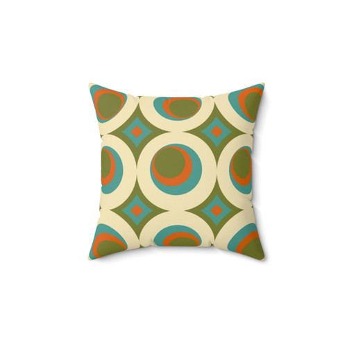 Mid-Century Modern Funk 2 Throw Pillow