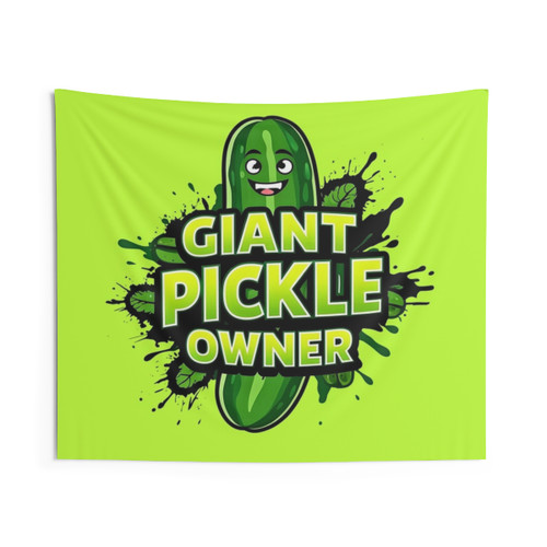Funny Motivational Pickle Tapestry