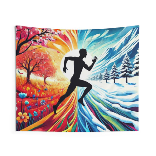 Inspirational Seasons Tapestry - Motivational Art