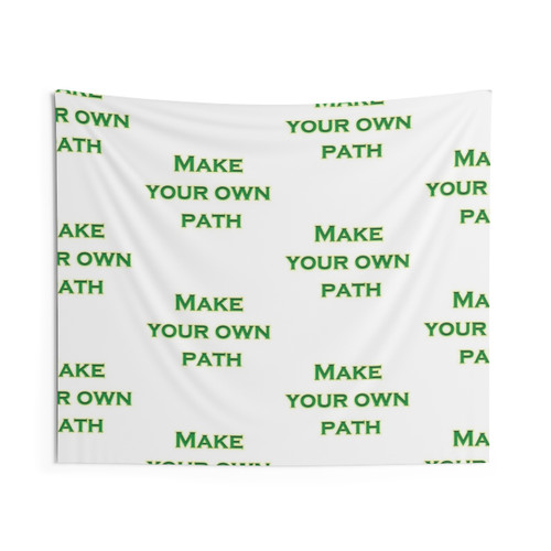 Motivational Quote Tapestry: Make Your Own Path