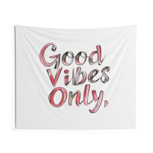 Good Vibes Only Tapestry Wall Decor