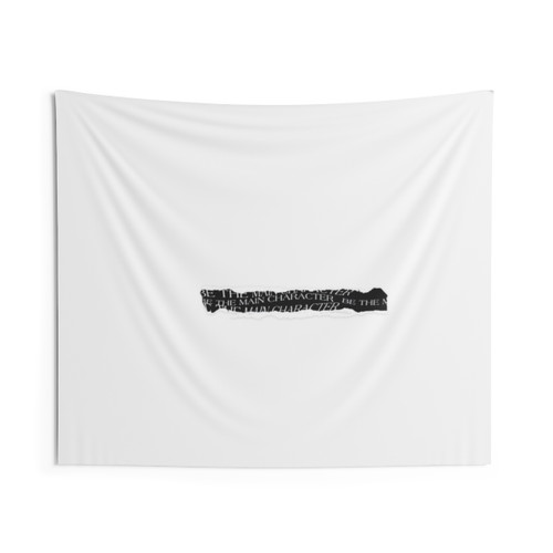 Motivational Typography Tapestry - Be the Main Character Design