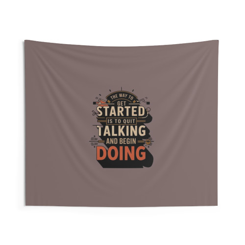 Motivation Tapestry Featuring Inspirational Quotes