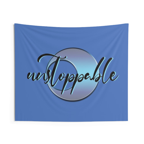 Inspirational Unstoppable Tapestry for Runners and Gym Lovers