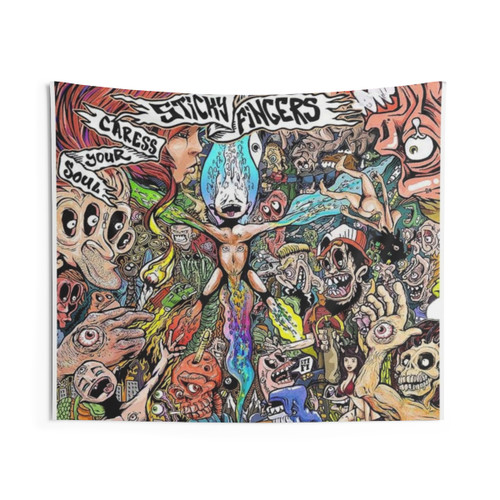 Sticky Fingers Tapestry - Music-Inspired Wall Art