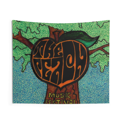 Peach Music Festival Tapestry Art