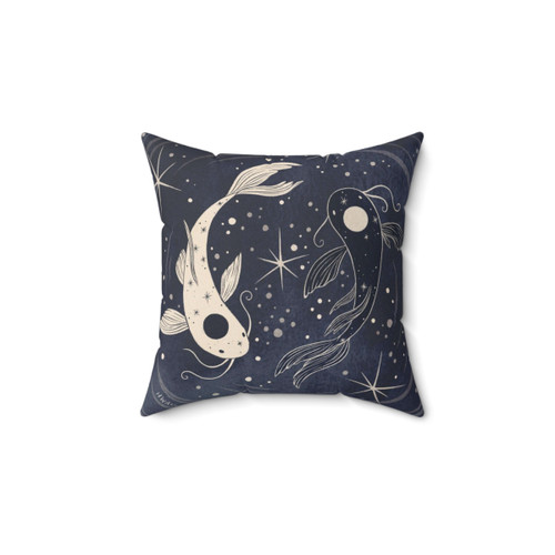 Tui and La Koi Pillow - Mystical Water Zodiac Decor